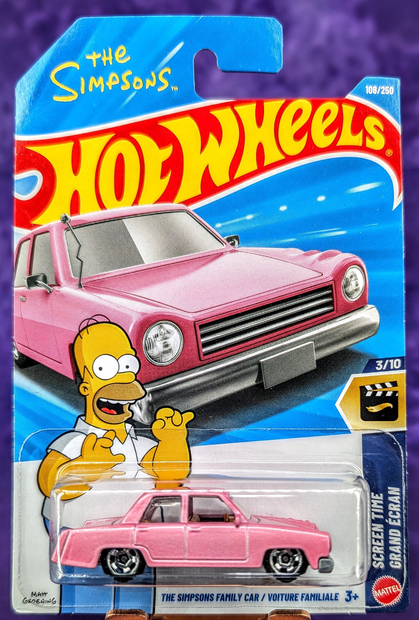 Hot Wheels The Simpsons Family Car - Screen Time - Mainline
