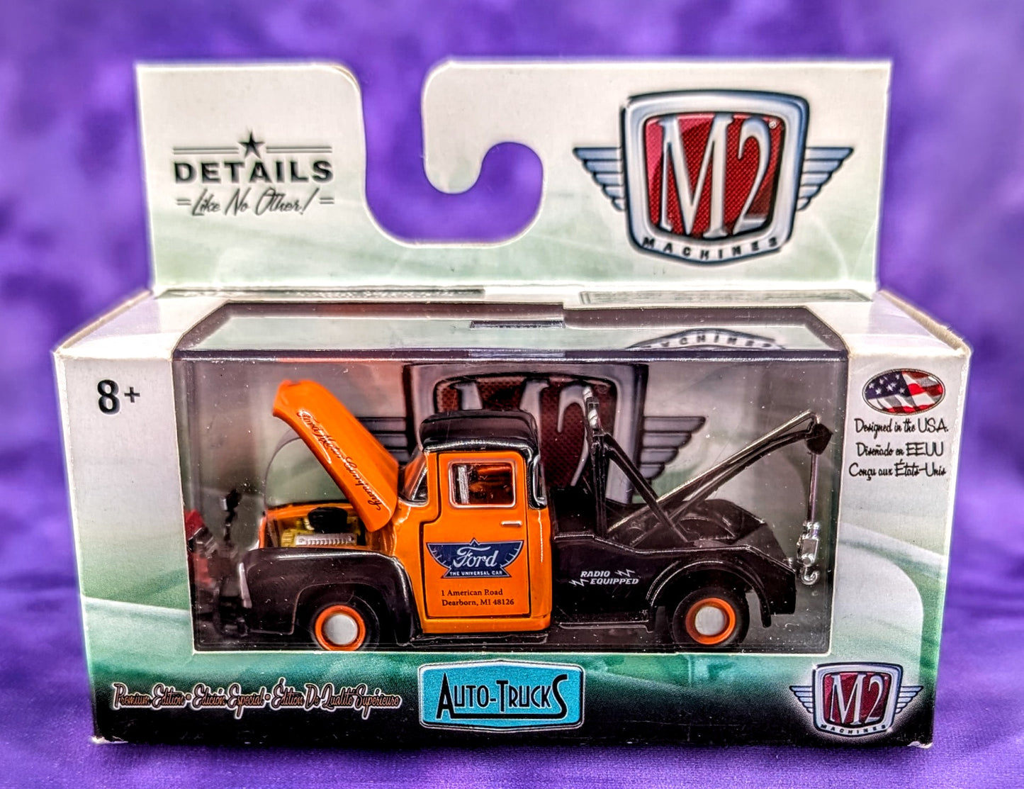 M2 Machines 1956 Ford F-100 Tow Truck - Auto-Trucks