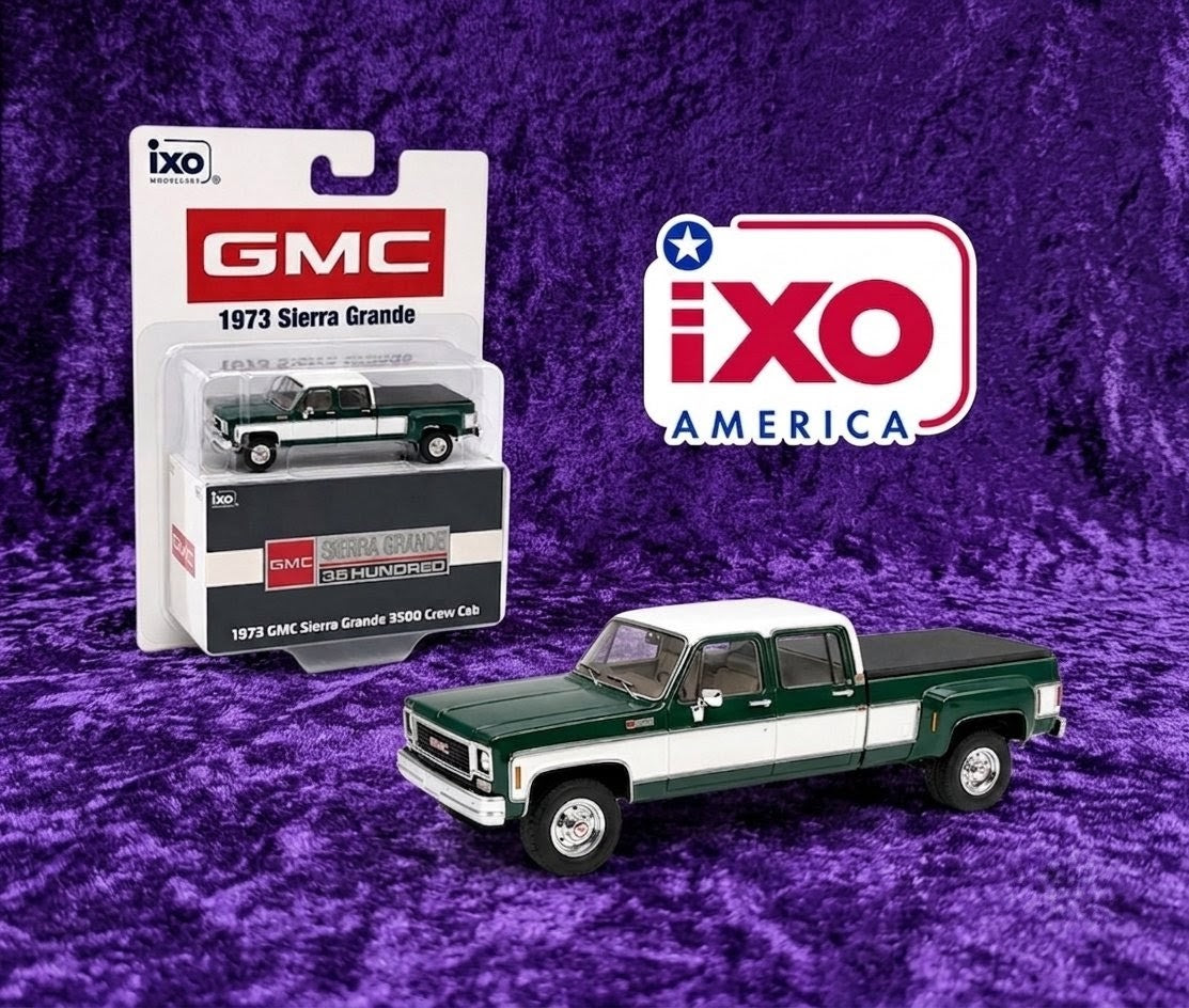IXO Models 1973 GMC Sierra Grande 3500 Crew Cab Dually - Limited Edition