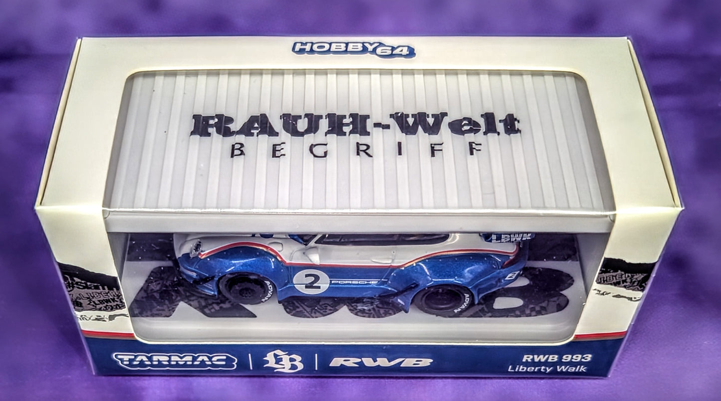Tarmac Works RWB 993 Liberty Walk w/ Container - Hobby64 Series