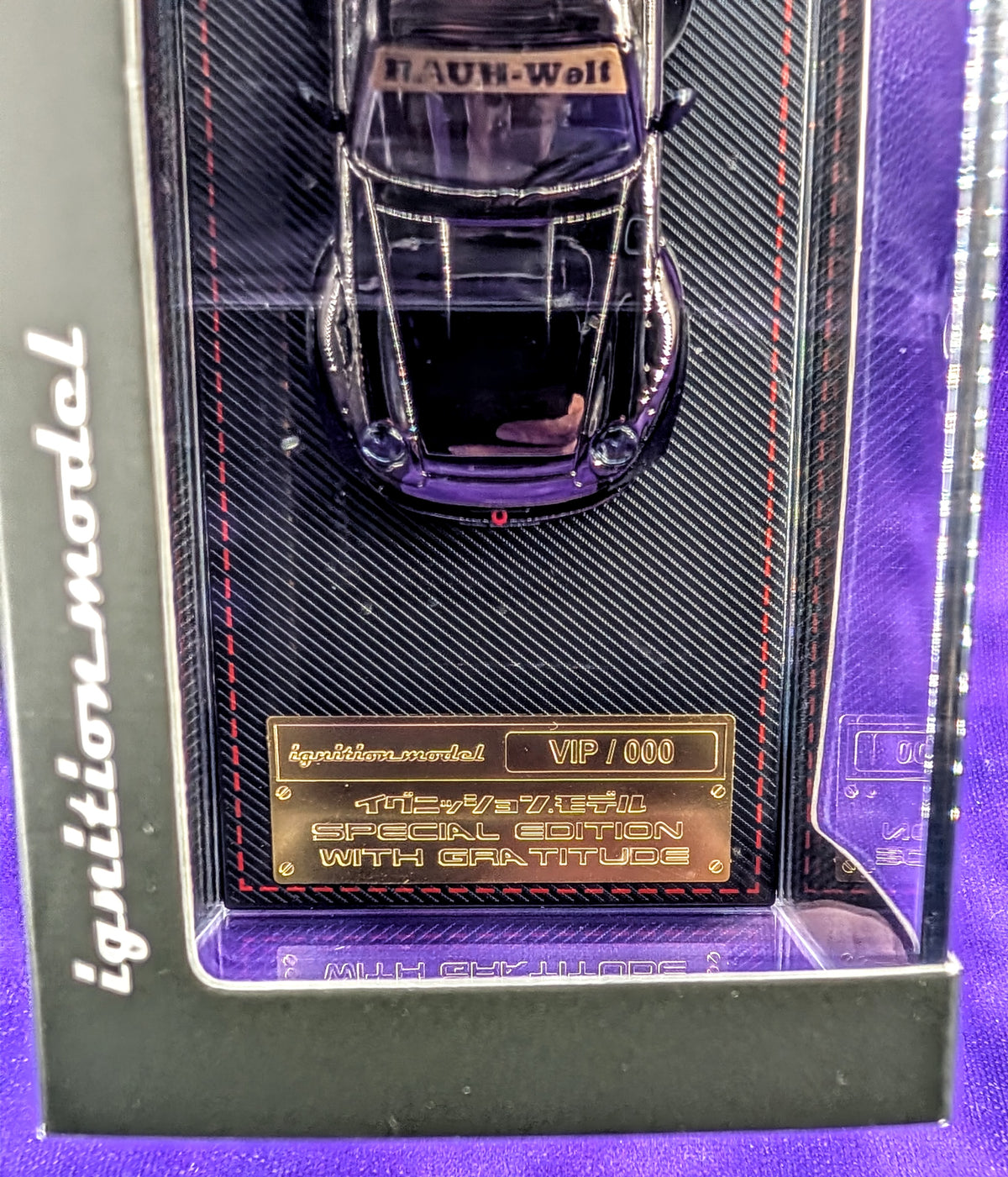 CHASE Ignition Model Porsche RWB 993 - Black Chrome - VIP/000 'SPECIAL EDITION WITH GRATITUDE'