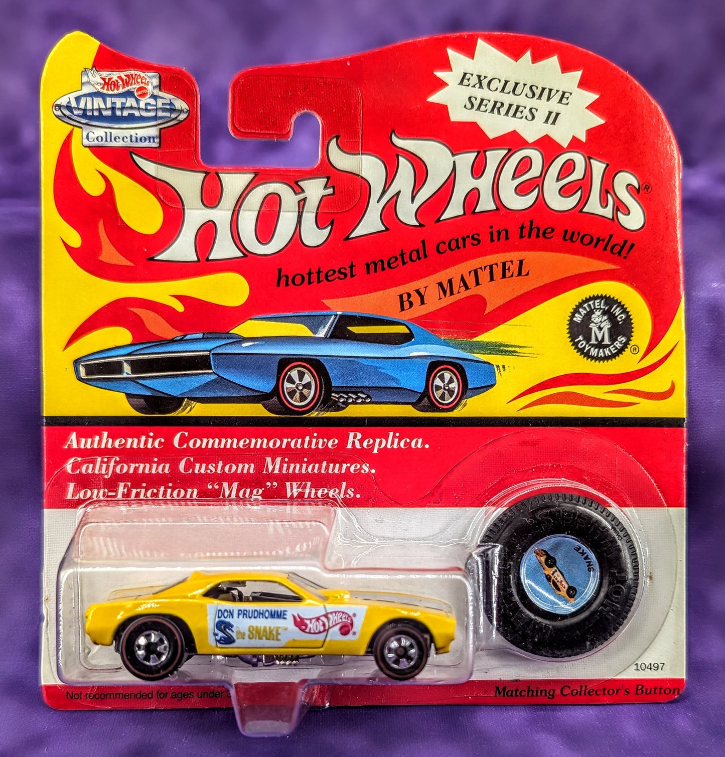 Hot Wheels Don Prudhomme "The Snake" Funny Car - Vintage Collection Series II