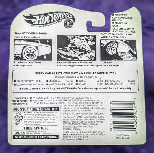 Hot Wheels Don Prudhomme "The Snake" Funny Car - Vintage Collection Series II