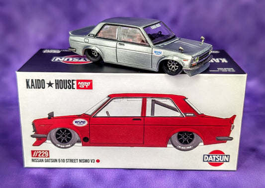 CHASE Kaido House Datsun 510 Street NISMO V3 - RAW Metal - #229