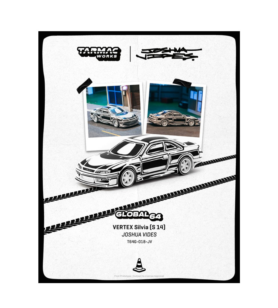 Tarmac Works VERTEX Nissan Silvia (S14) - Joshua Vides Edition