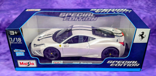 Maisto 1/18 Ferrari 458 Speciale - Special Edition