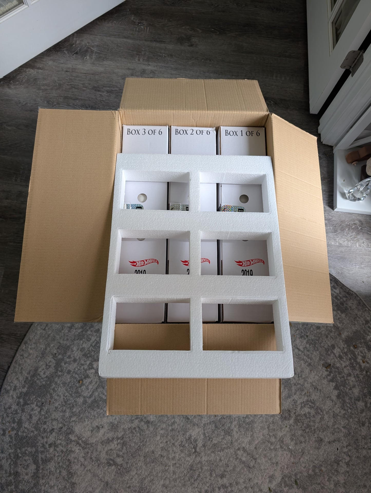 Hot Wheels 2019 Master Case Factory Sealed Box Set - Individually Numbered 0566/1000 - Great for Storage, Holds 450-500 Carded Mainlines - BOXES ONLY