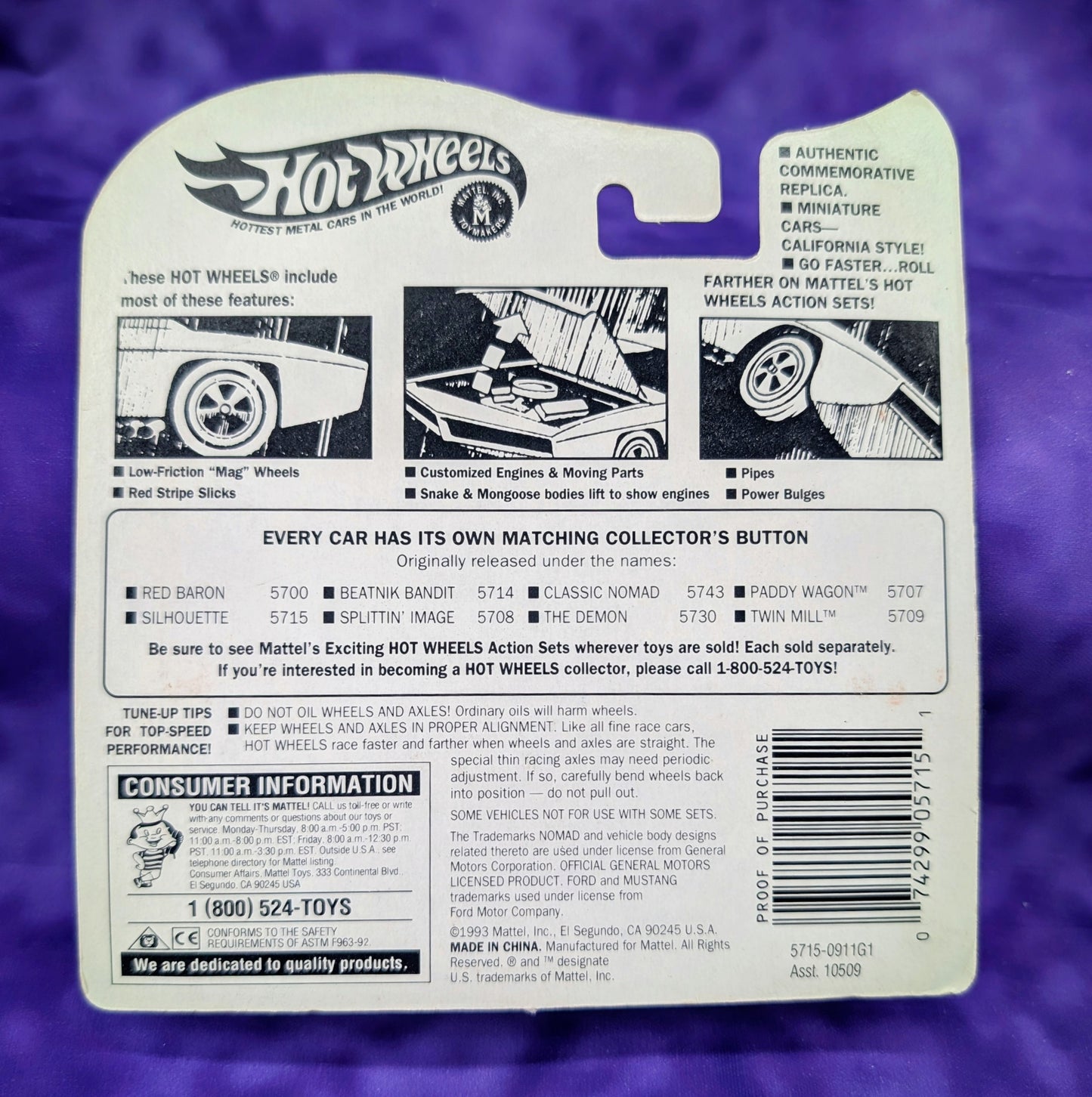 Hot Wheels Silhouette - Vintage Collection