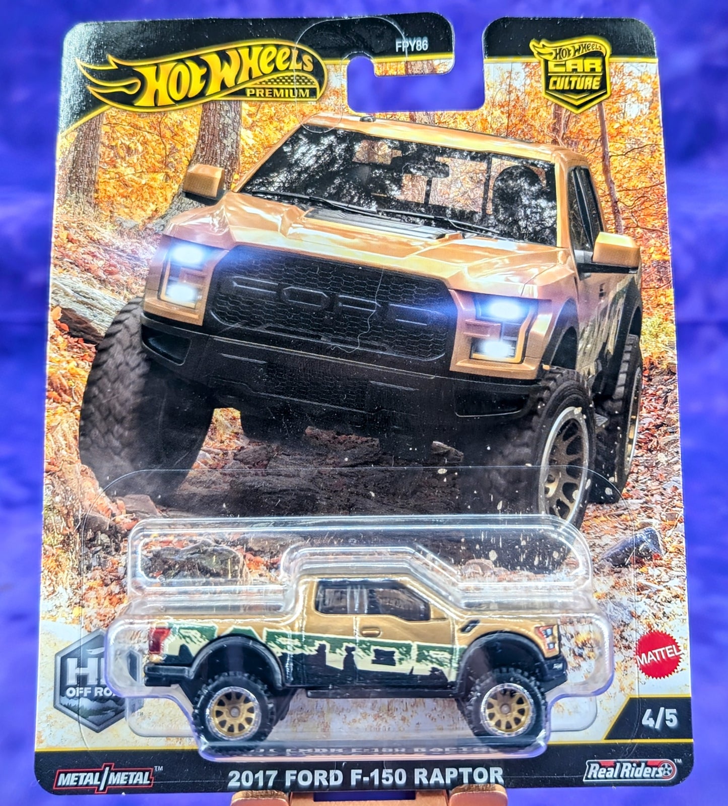 Hot Wheels Off-Road 5 Truck Set - Car Culture - Premium - Toyota, Land Rover, Subaru, and Ford