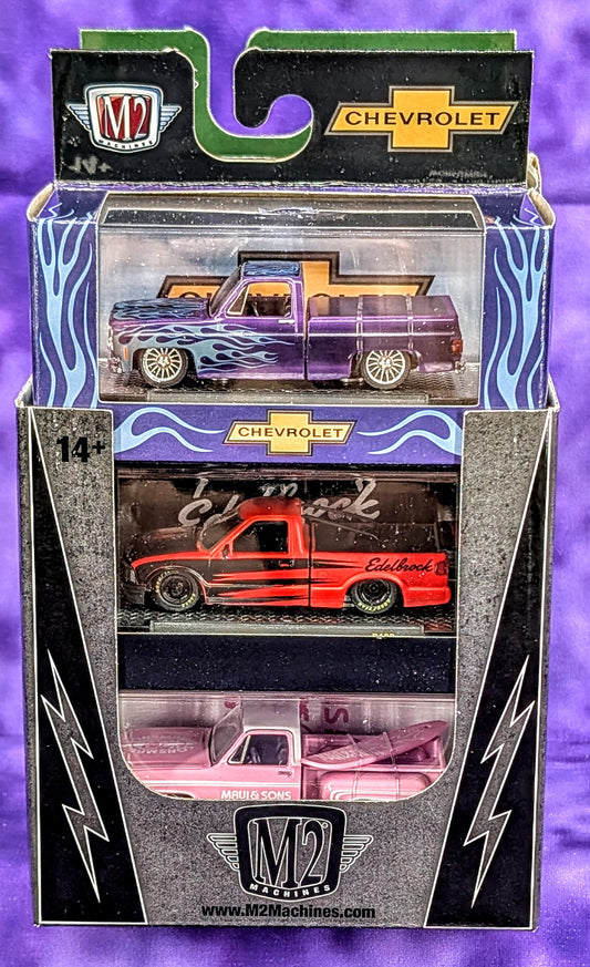 M2 Machines 1:64 Auto-Thentics Release 108 Assortment - Set of 6 Trucks w/ Sleeve