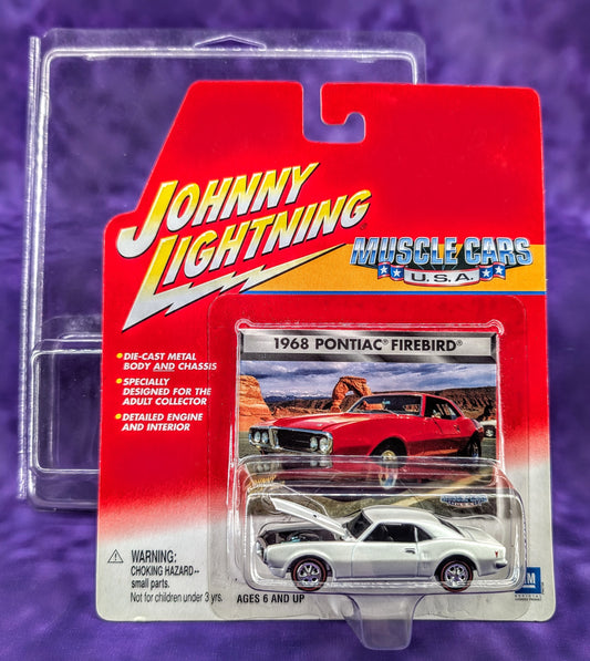 CHASE Johnny Lightning 1968 Pontiac Firebird - White Lightning