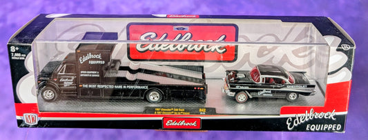 M2 Machines 1967 Chevrolet C60 Truck & 1957 Chevrolet Bel Air Gasser - Edelbrock - R42 20-25
