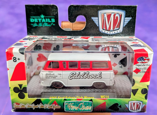 M2 Machines 1965 Ford Falcon Club Wagon - Edelbrock - WC14 17-39