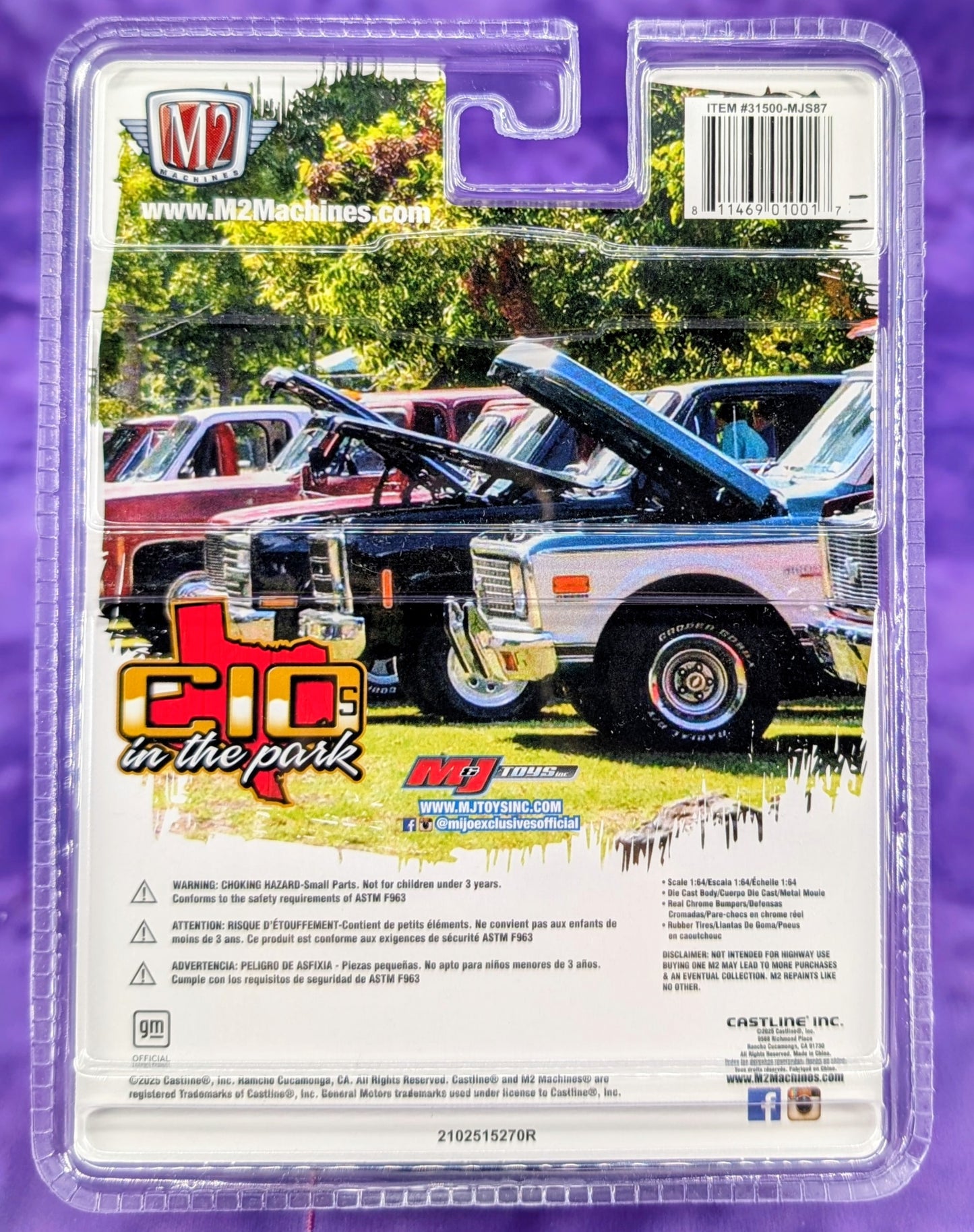 M2 Machines 1:64 1977 Chevrolet Cheyenne 10 – Blue – C10s In The Park – MiJo Exclusives Limited Edition