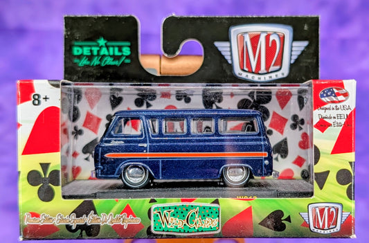 M2 Machines 1965 Ford Falcon Club Wagon - Wild Cards - WC13 16-57