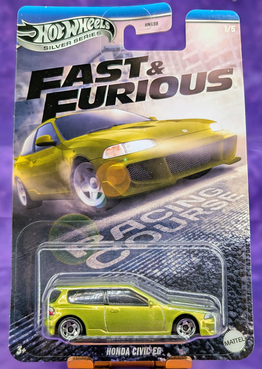 Hot Wheels Honda Civic EG - Fast & Furious - Silver Series