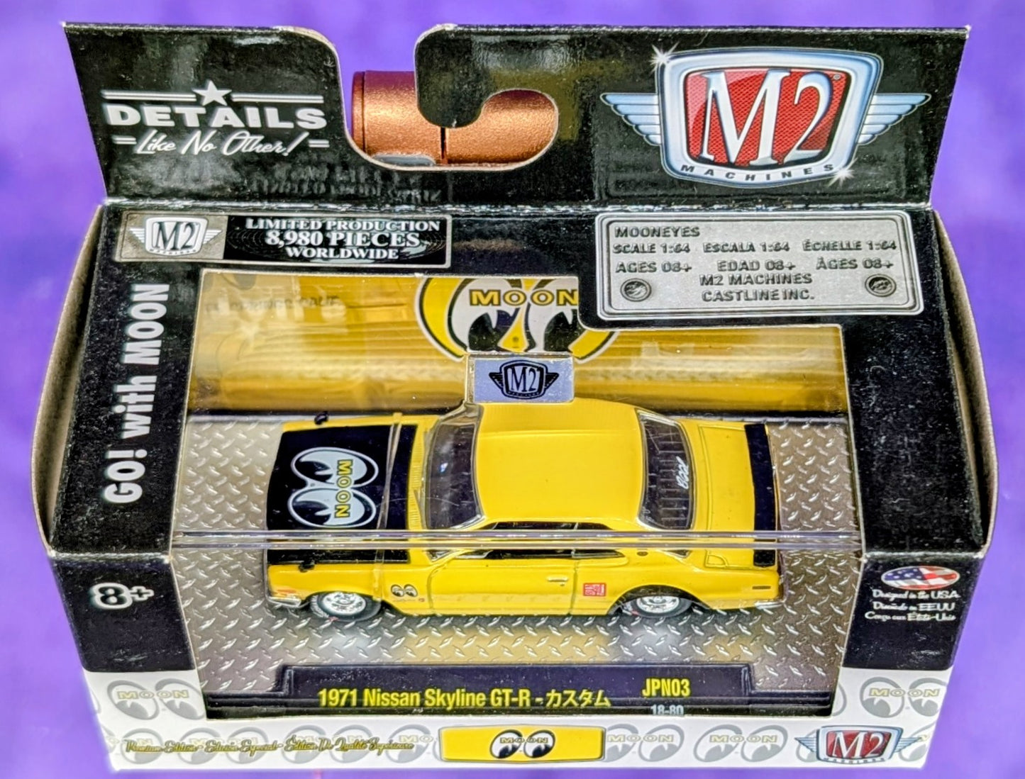 M2 Machines 1971 Nissan Skyline GT-R - カスタム - Mooneyes - JPN03 18-80