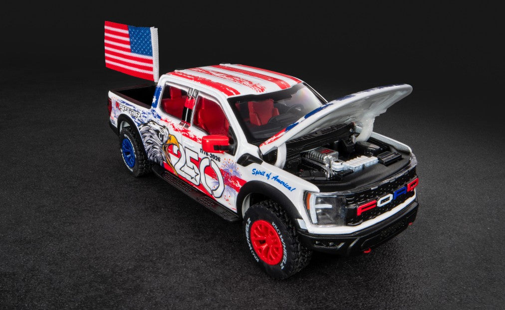 Kilo Wheelz 2023 Ford F-150 Raptor R - Spirit of America 250th Anniversary Edition - #1683/2500