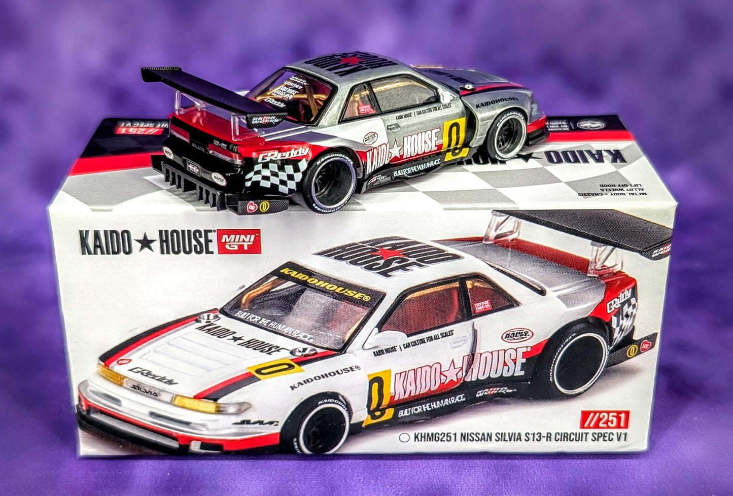 CHASE Kaido House Nissan Silvia S13-R Circuit Spec V1 - RAW Metal - #251