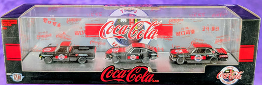 M2 Machines 1970 Nissan Fairlady Z432-2L, 1971 Nissan Skyline GT-R - カスタム, & 1974 Datsun Truck - Coca-Cola - TW10 21-06 - See Description