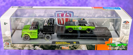 M2 Machines 1967 Chevrolet C60 Truck & 1968 Chevrolet Camaro SS 350 - Walmart Exclusive - S32 18-20
