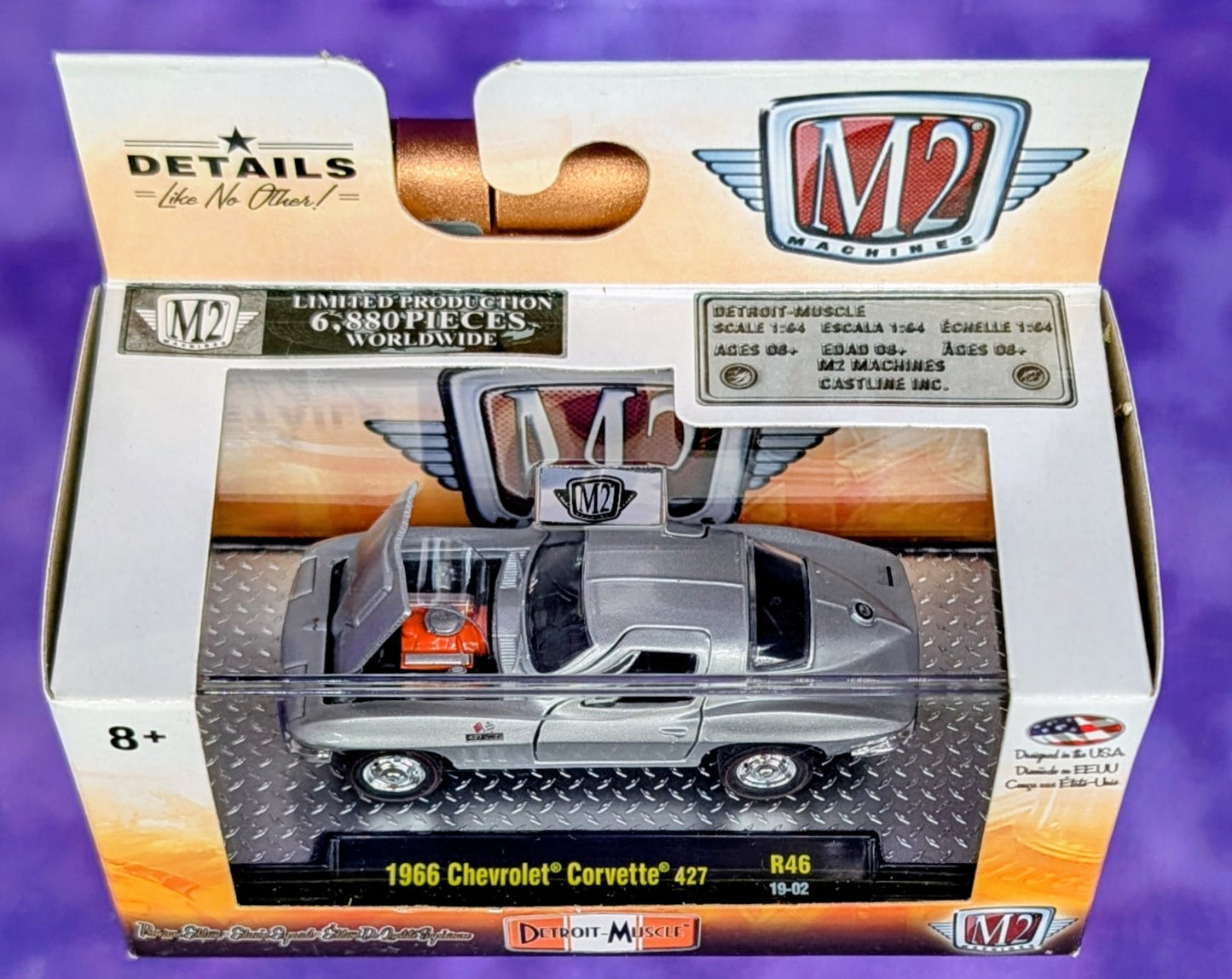 M2 Machines 1966 Chevrolet Corvette 427 - R46 19-02