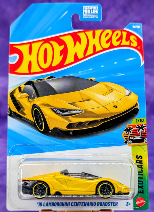 Hot Wheels '16 Lamborghini Centenario Roadster - Exoticars - Mainline