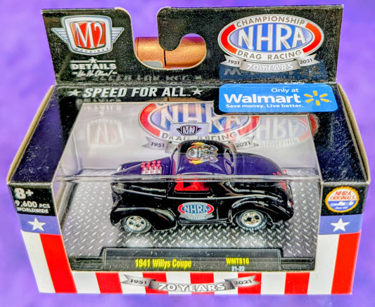 M2 Machines 1941 Willys Coupe - NHRA - Walmart Exclusive - WMTS16 21-22