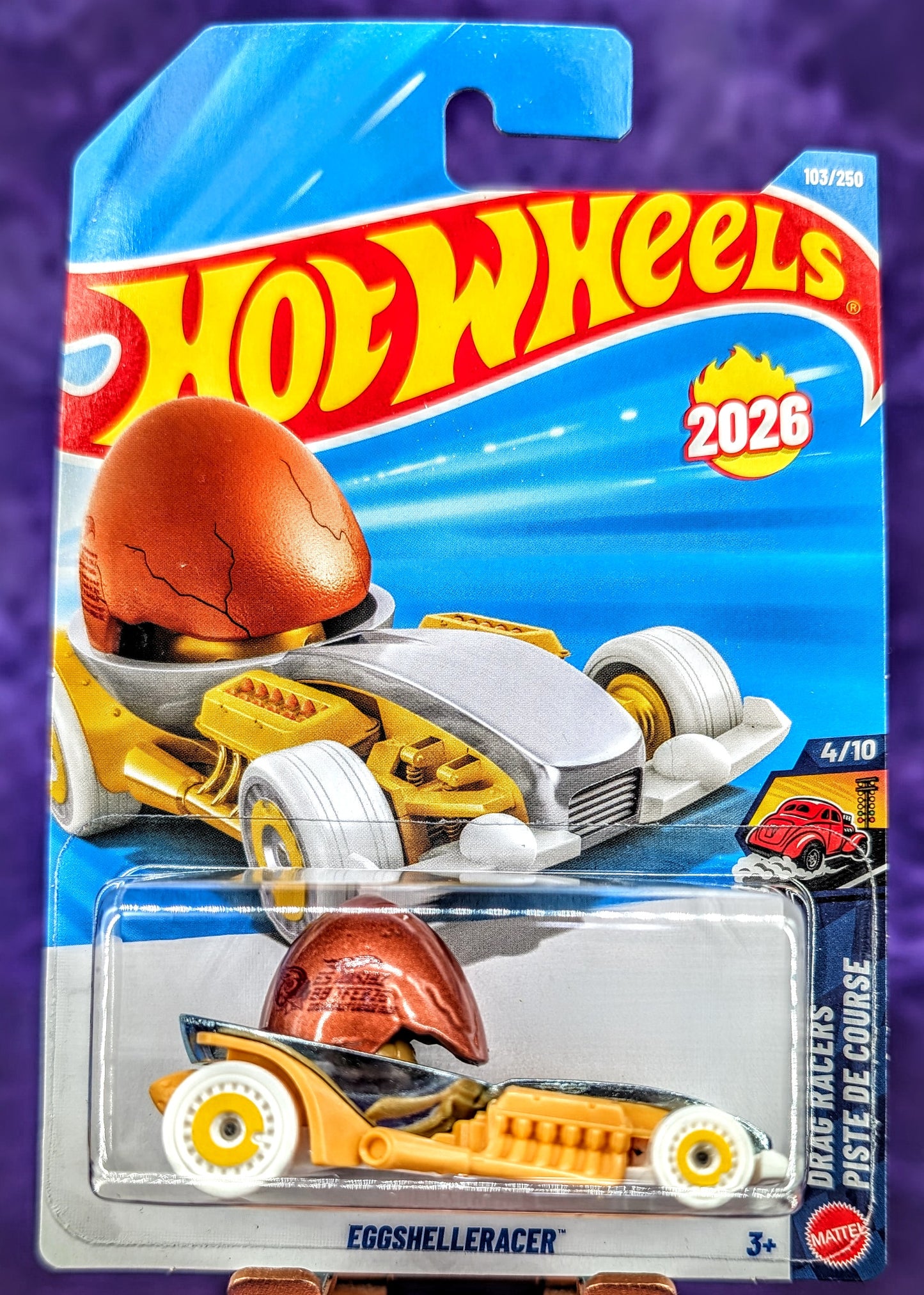 Hot Wheels Eggshelleracer - Drag Racers - First Edition - Mainline