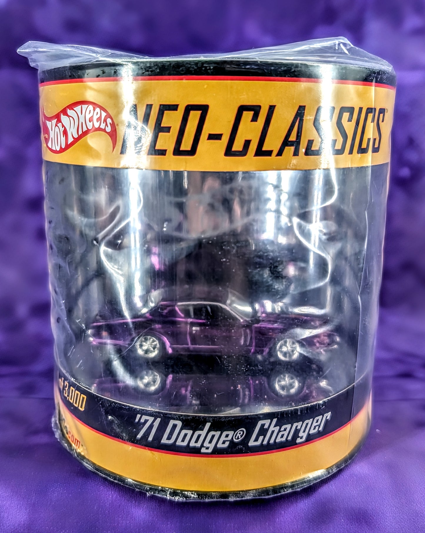 Hot Wheels Neo-Classics '71 Dodge Charger Oil Can - Red Line Club - 1 of 3,000