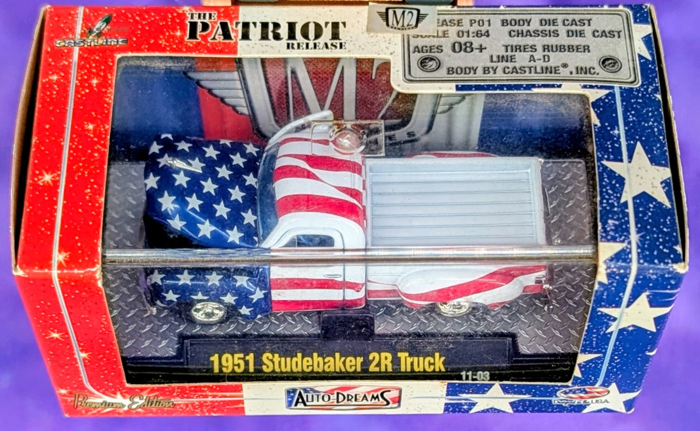 M2 Machines 1951 Studebaker 2R Truck - The Patriot Release - 11-03