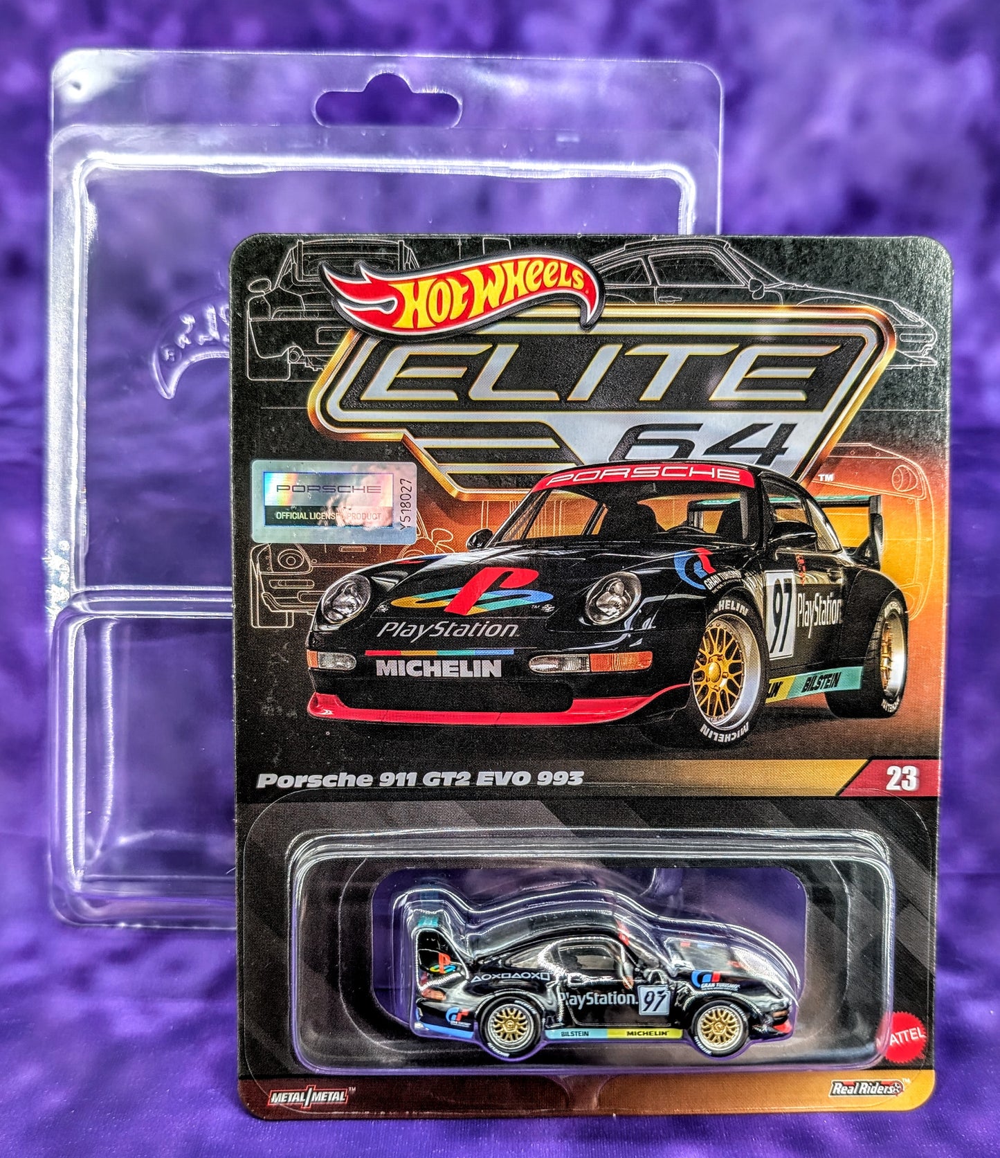 Hot Wheels Porsche 911 GT2 EVO 993 - PlayStation - Elite 64