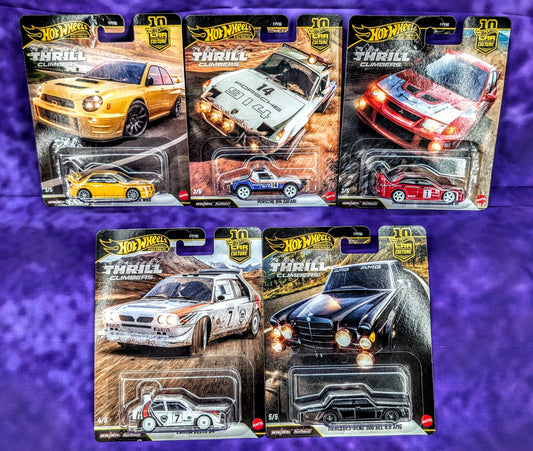 Hot Wheels Thrill Climbers Set of 5 - Car Culture - Premium