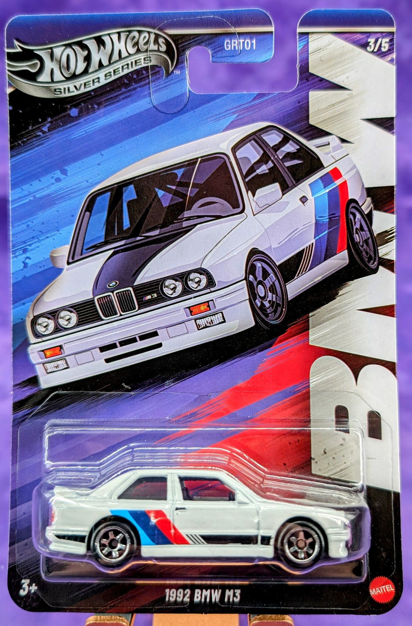 Hot Wheels BMW Silver Label Set of 5 cars- w/ "Unofficial Chase" M5 w/ Metal Chassis