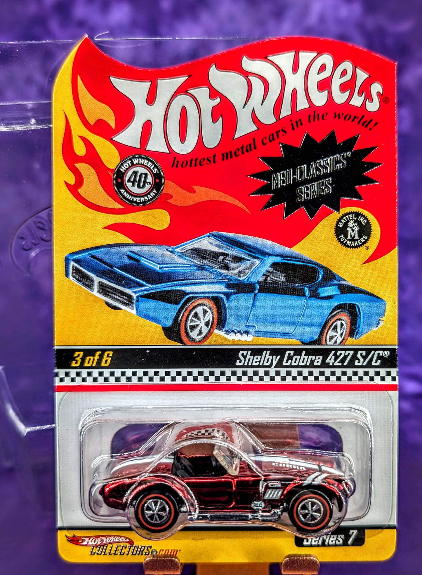 Hot Wheels RLC Shelby Cobra 427 S/C #07281/7500 - 2008 Neo Classics - Red Line Club