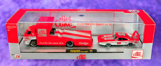 M2 Machines 1966 Dodge L600 COE & 1969 Dodge Charger Daytona HEMI - TW12 21-12