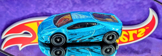 Hot Wheels "UNSPUN" Virtual Garage Completion Car Lamborghini Huracán LP610-4, Factory Prototype