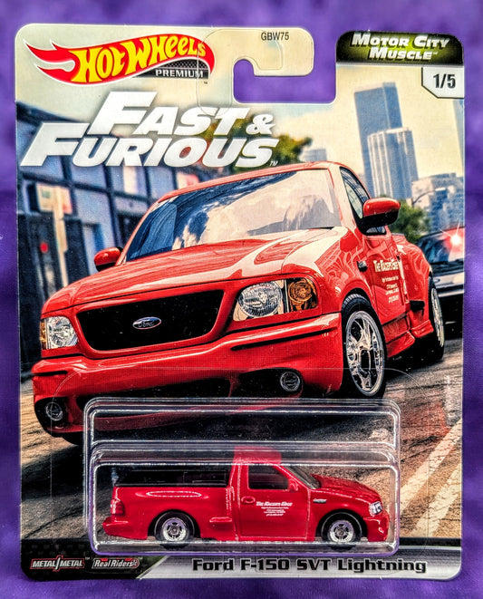 Hot Wheels Ford F-150 SVT Lightning - Fast and Furious - Motor City Muscle - Premium