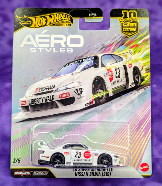 Hot Wheels LB Super Silhouette Nissan Silvia (S15) - Aero Styles - Car Culture - Premium