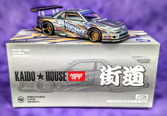 CHASE! Kaido House Nissan Silvia S13-R Kaido Drift V1 - Raw Chase Edition- #235