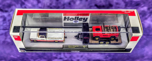 CHASE M2 Machines 1969 Ford F-100 Ranger Truck & 1966 Ford Bronco - Holley - Auto-Haulers
