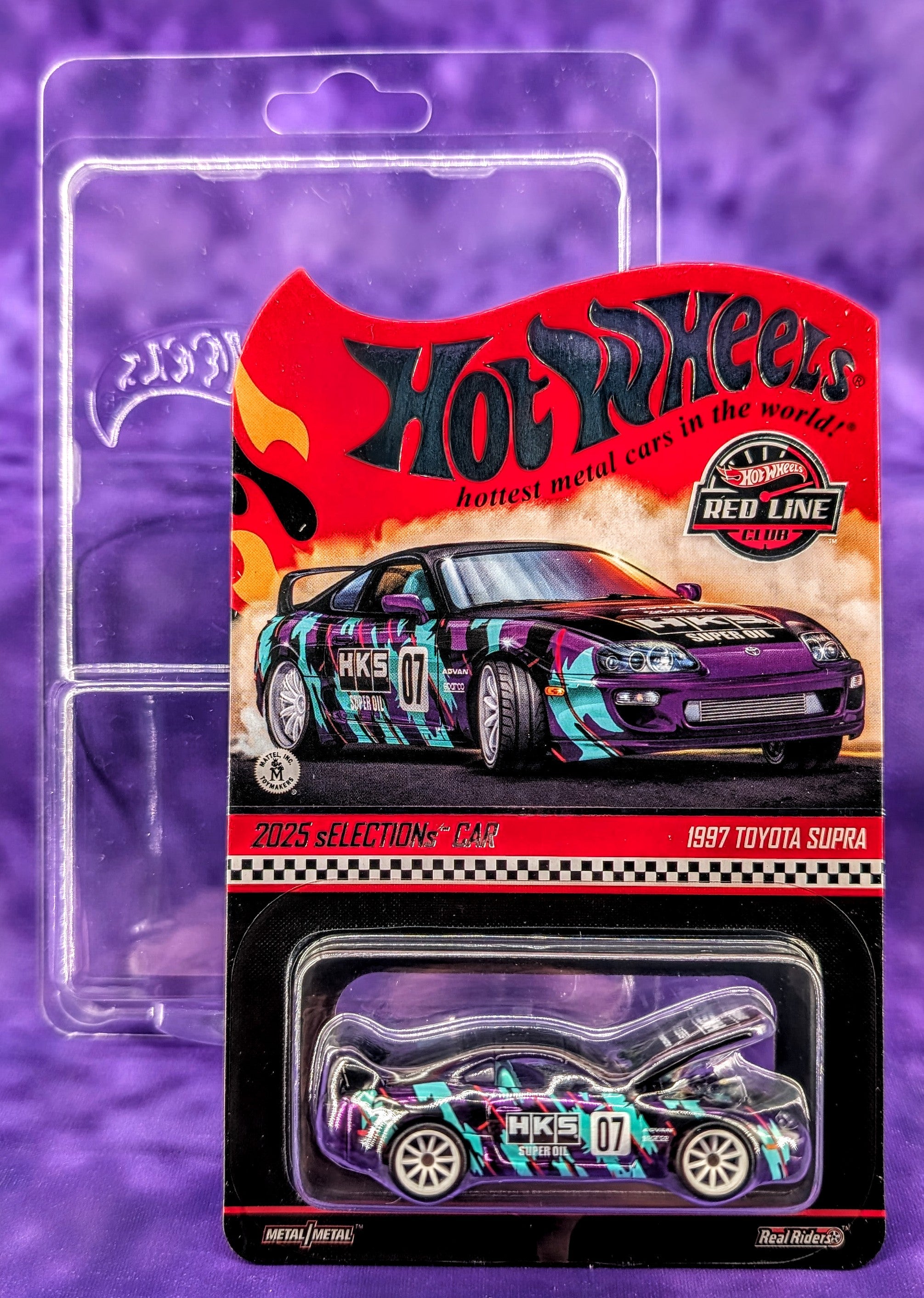 Hot Wheels RLC 1997 Toyota Supra - HKS - Red Line Club – The Hot
