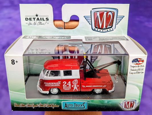 M2 Machines 1960 VW Double Cab Tow Truck - R44 17-52