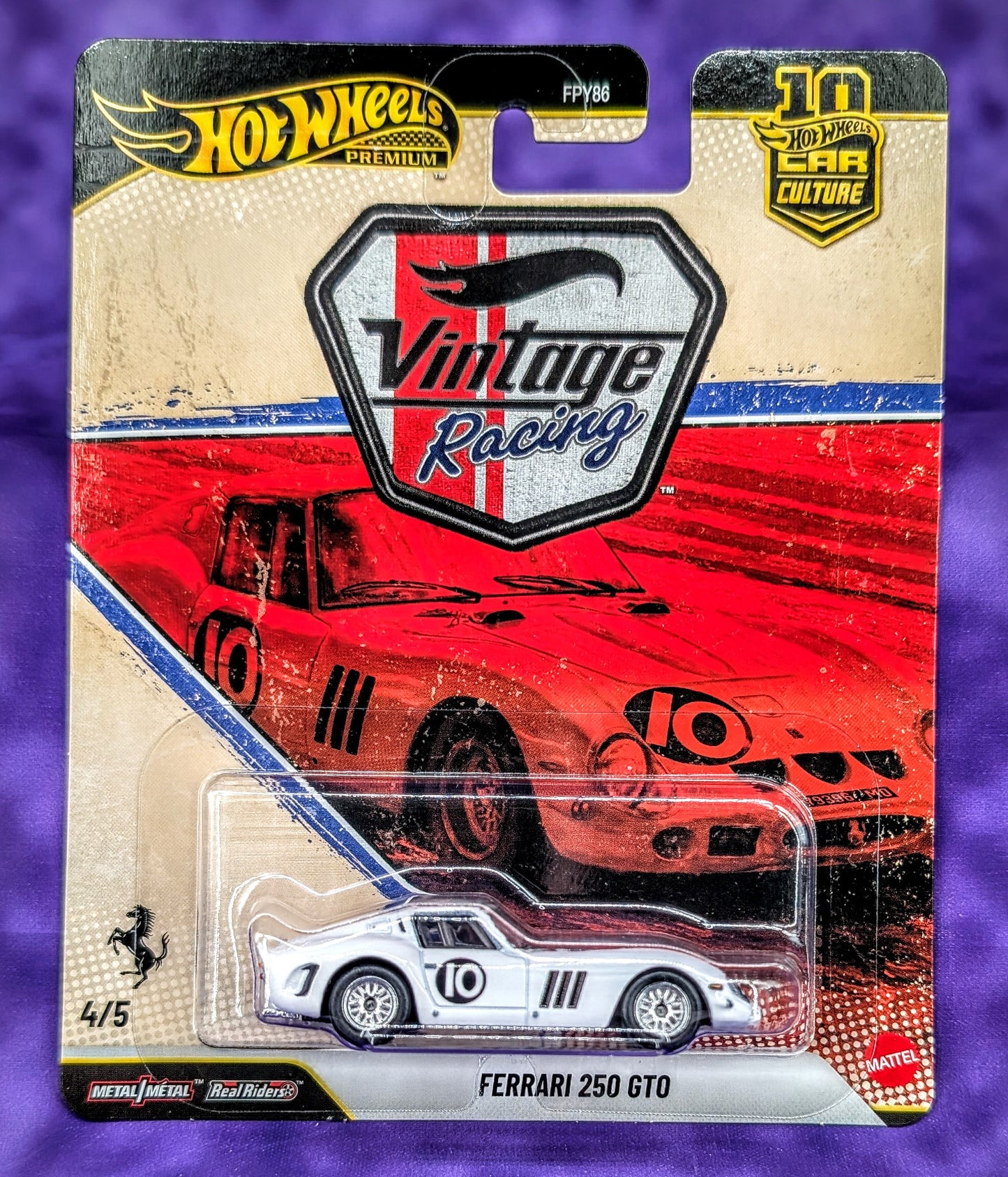 Hot Wheels Vintage Racing (Ferrari, Porsche) - Set of 5 - Car Culture - Premium