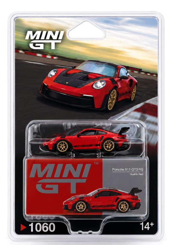 CHASE Mini GT Porsche 911 GT3 RS - RAW Metal - # 1060