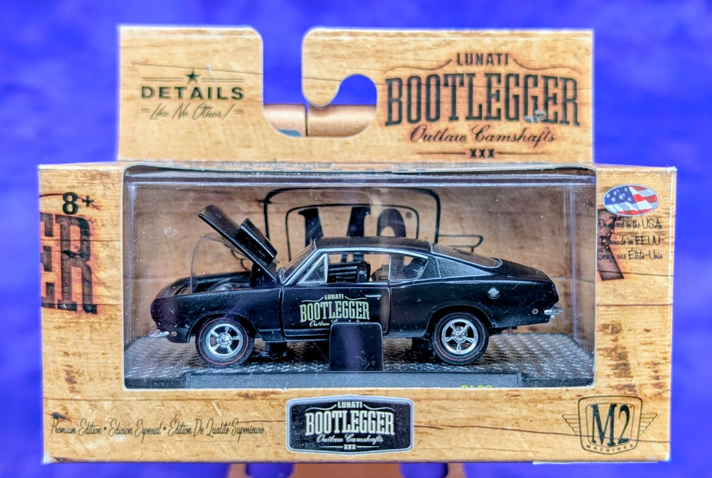 M2 Machines 1968 Plymouth Barracuda HEMI Super Stock - Lunati Bootlegger Outlaw Cams - BL02 16-28