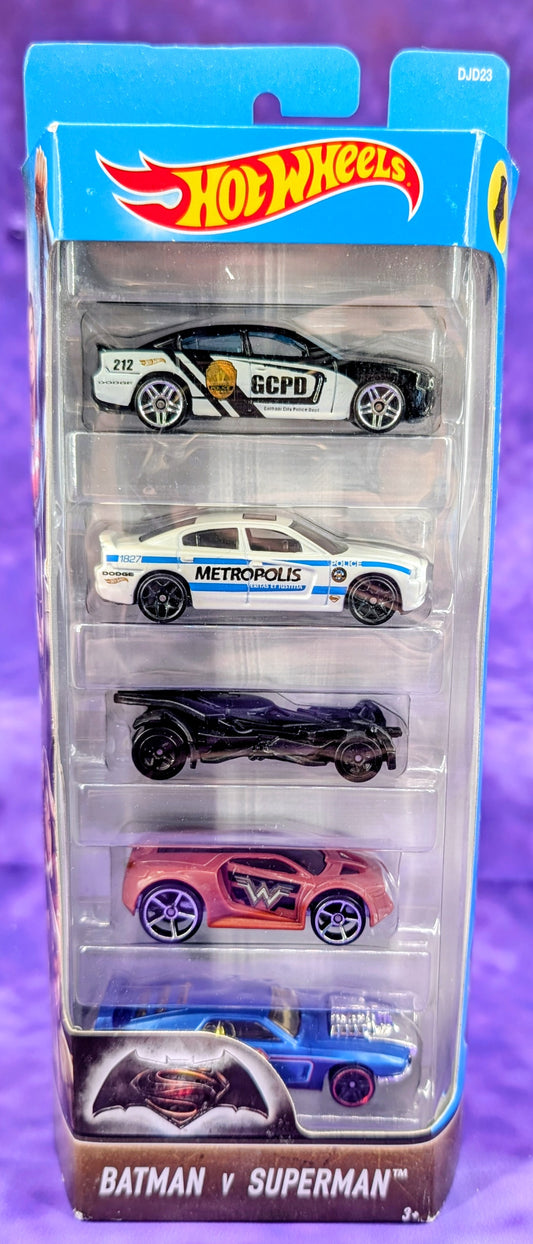 Hot Wheels Batman v Superman 5 Pack