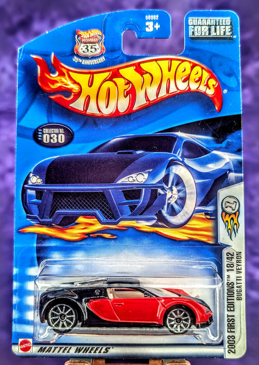 Hot Wheels Bugatti Veyron - 2003 First Editions - Mainline - See Description