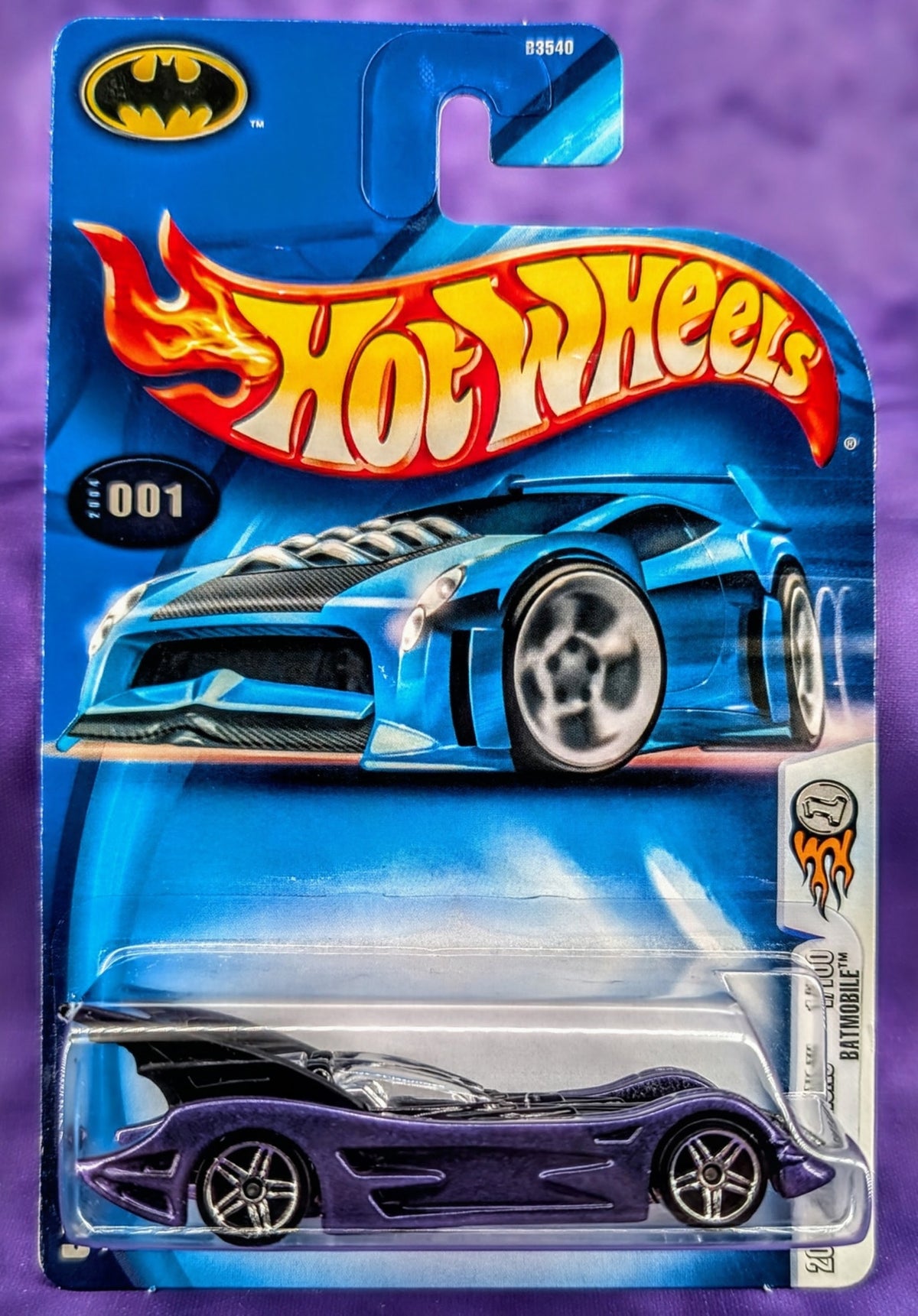 Hot Wheels Batmobile - 2004 First Editions - 001/100 Collector Card - Mainline