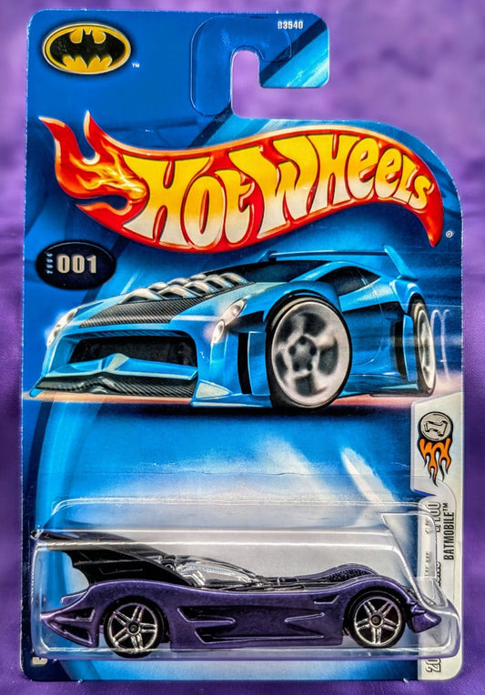 Hot Wheels Batmobile - 2004 First Editions - 001/100 Collector Card - Mainline